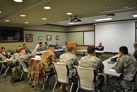 Image of Soldiers attending U.S. Army Field Unit Historian course.