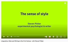 Linguistics, Style and Writing in the 21st Century with Steven Pinker