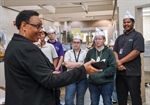 Pittsburg High School Students at Fort Leavenworth DFAC