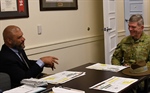 Australian army liaison to TRADOC visits MCCoE