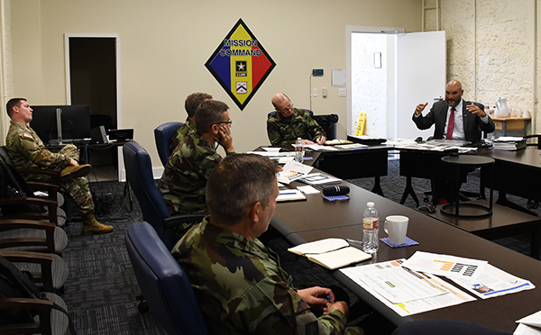 Irish Defense Forces brigadier general visits MCCoE - USACAC