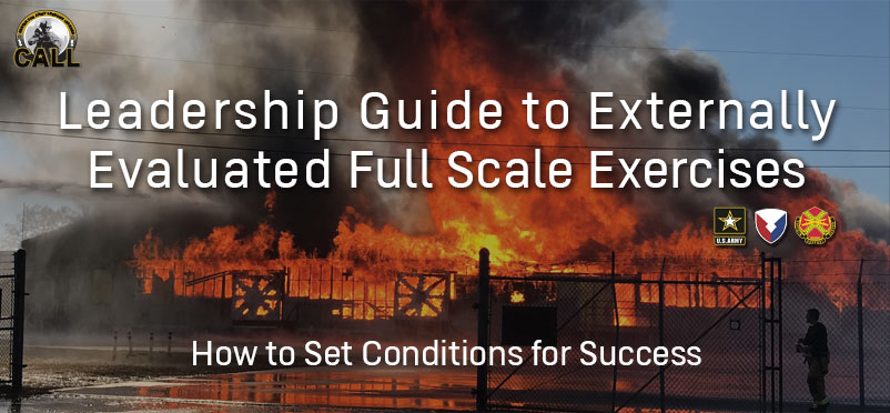 21-09 - Leadership Guide to Externally Evaluated Full Scale Exercises