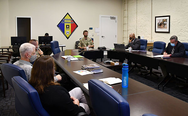 UK head of Information Services visits MCCoE to discuss interoperability efforts