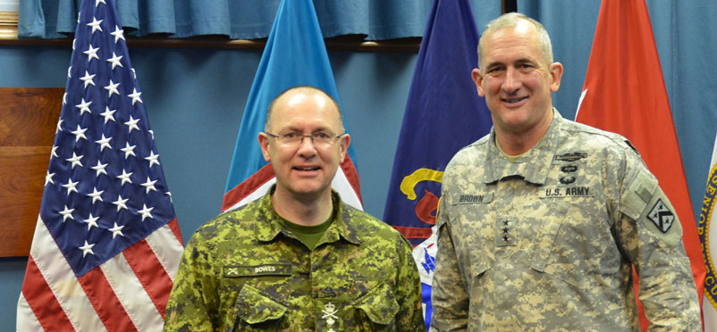 Maj. Gen. Stephen Bowes, Commander, Canadian Army Doctrine and Training Command