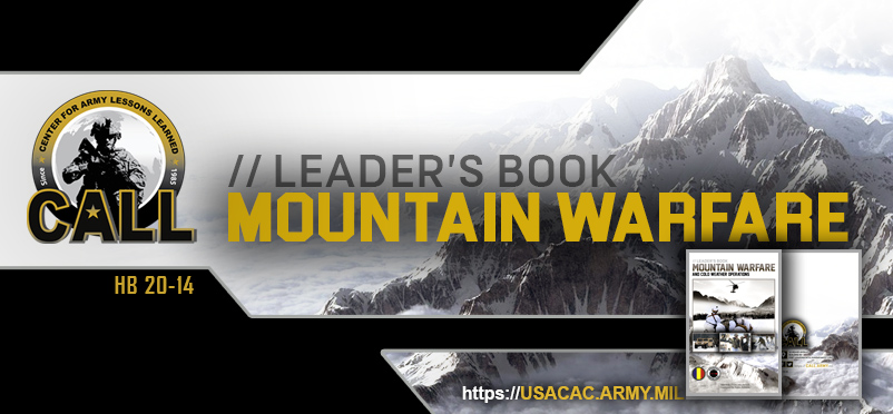 Mountain Warfare and Cold Weather Operations Leader's Book