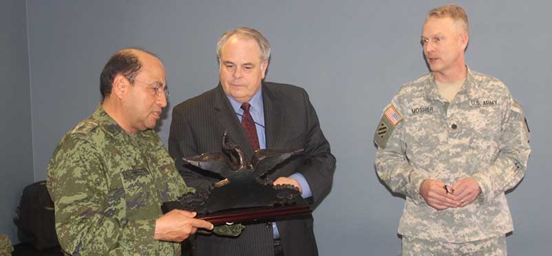 Maj. Gen. Adolfo Dominguez Martinez visit