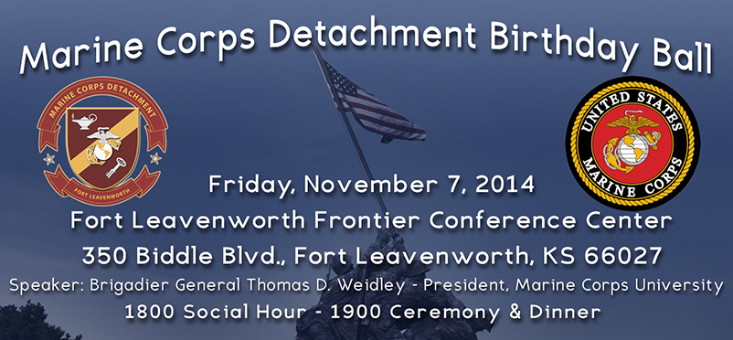 Marine Corps Detachment Birthday Ball, November 7, 2014