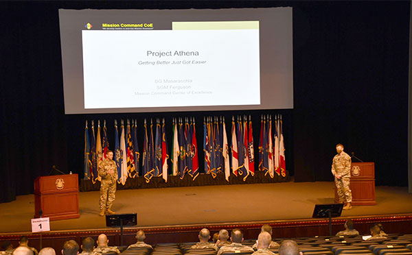 MCCoE leaders present "Project Athena" to battalion and brigade command teams